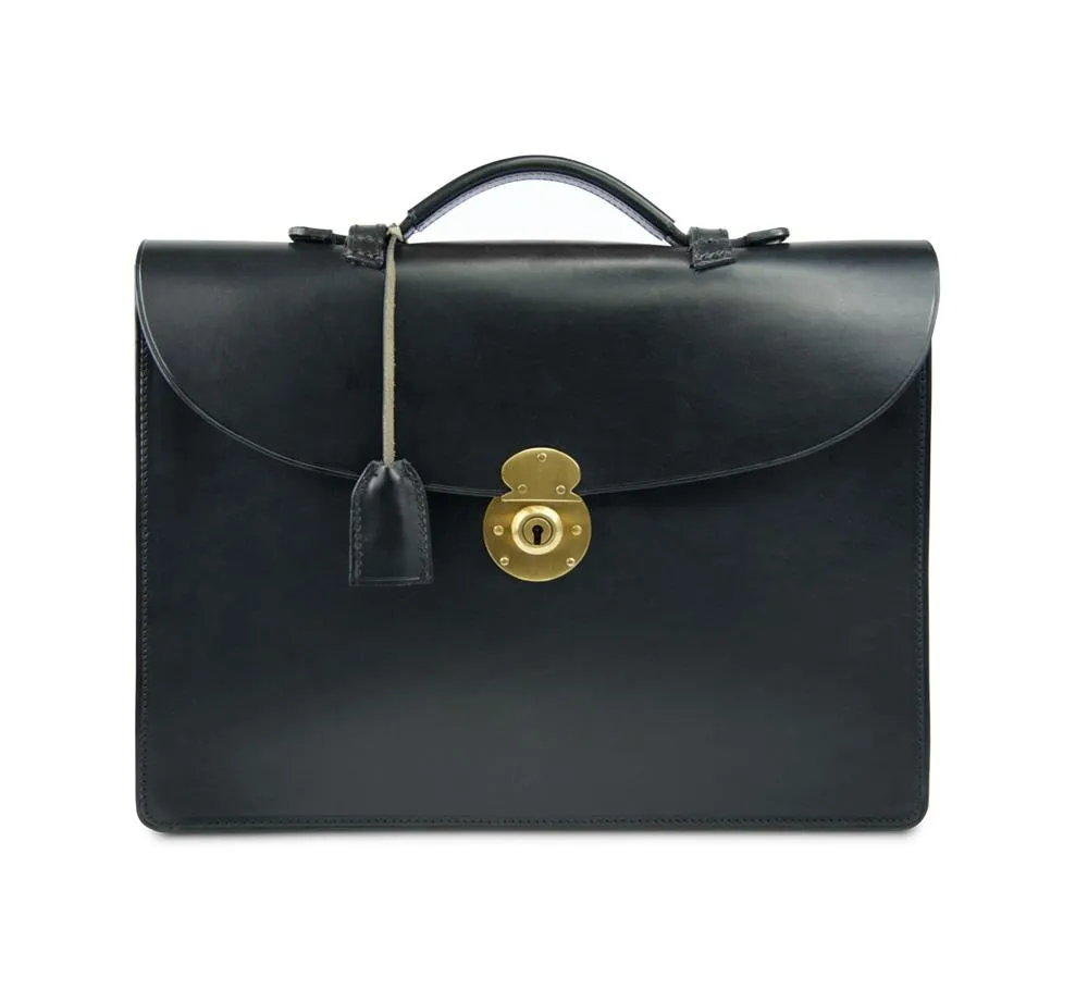 J-style Single Pocket Briefcase