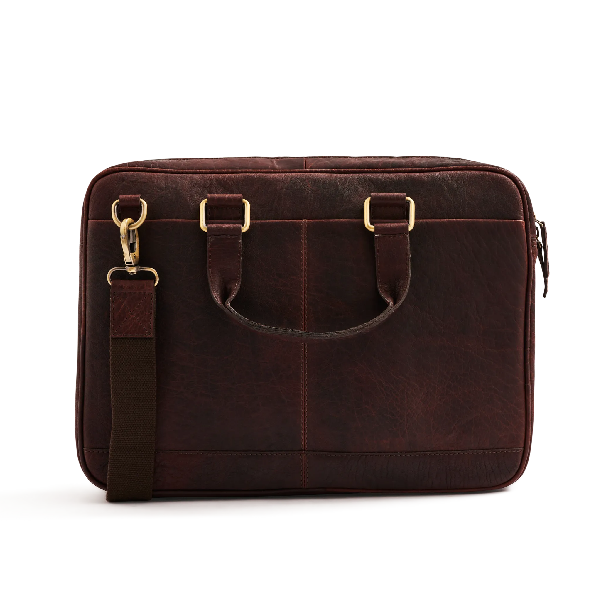 JAMES XLI STEVEN BRIEFCASE BROWN