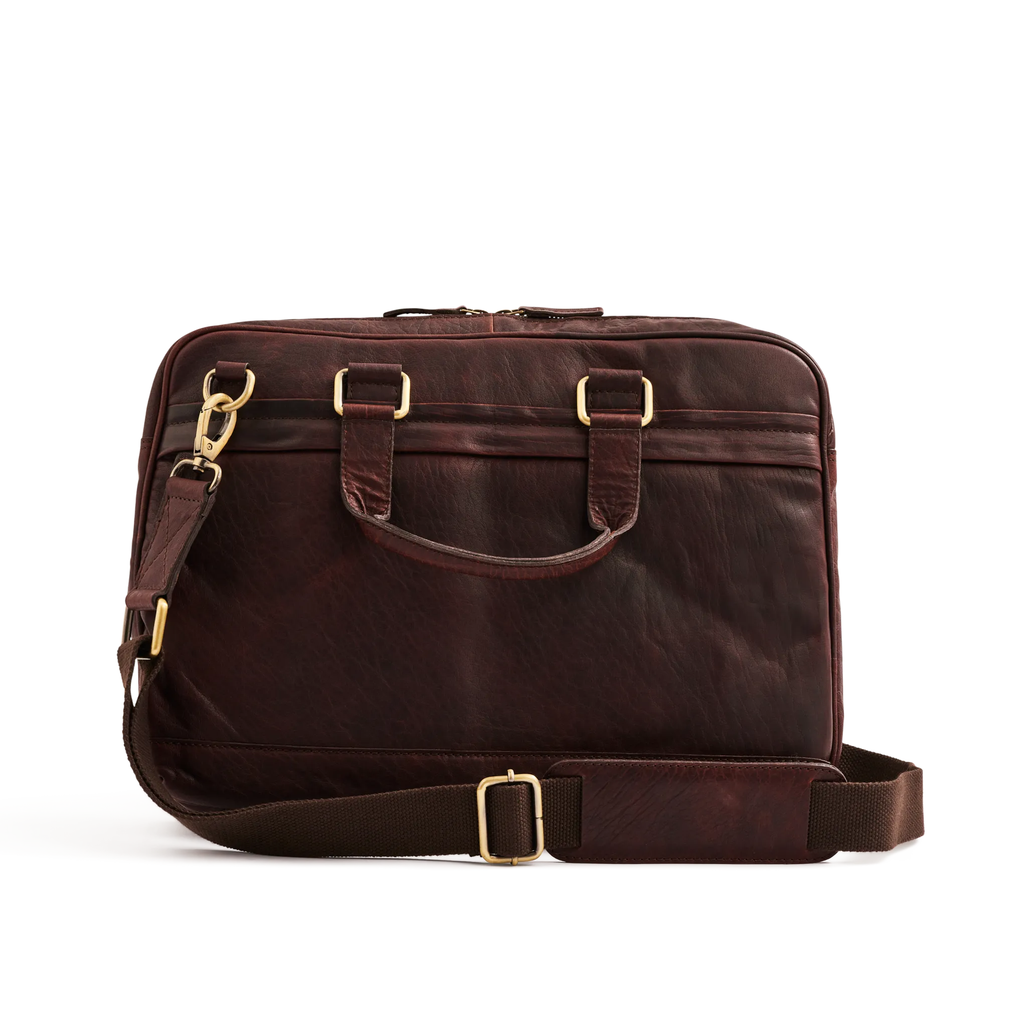 JAMES XLI STEVEN BRIEFCASE BROWN
