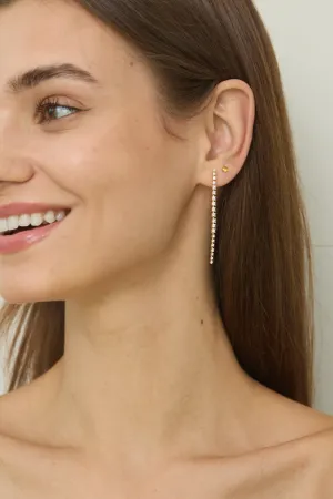 Katharine Crystal Dangle Earrings