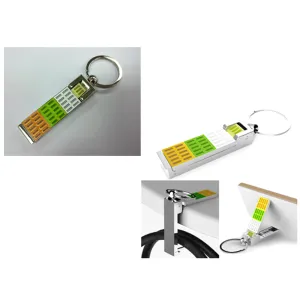 Keychain with Smart Phone Stand and Hang Bag Hanger