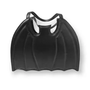 Large Black Bat Purse - Handbag