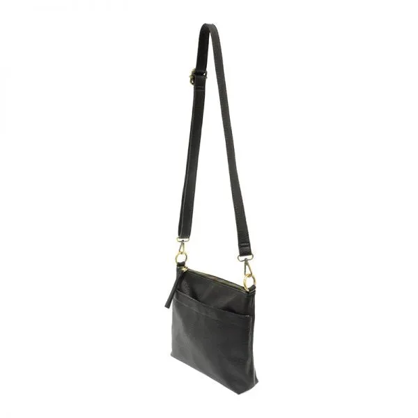 Layla Top Zip Crossbody Bag - L8105-00  -  Women's  BLACK