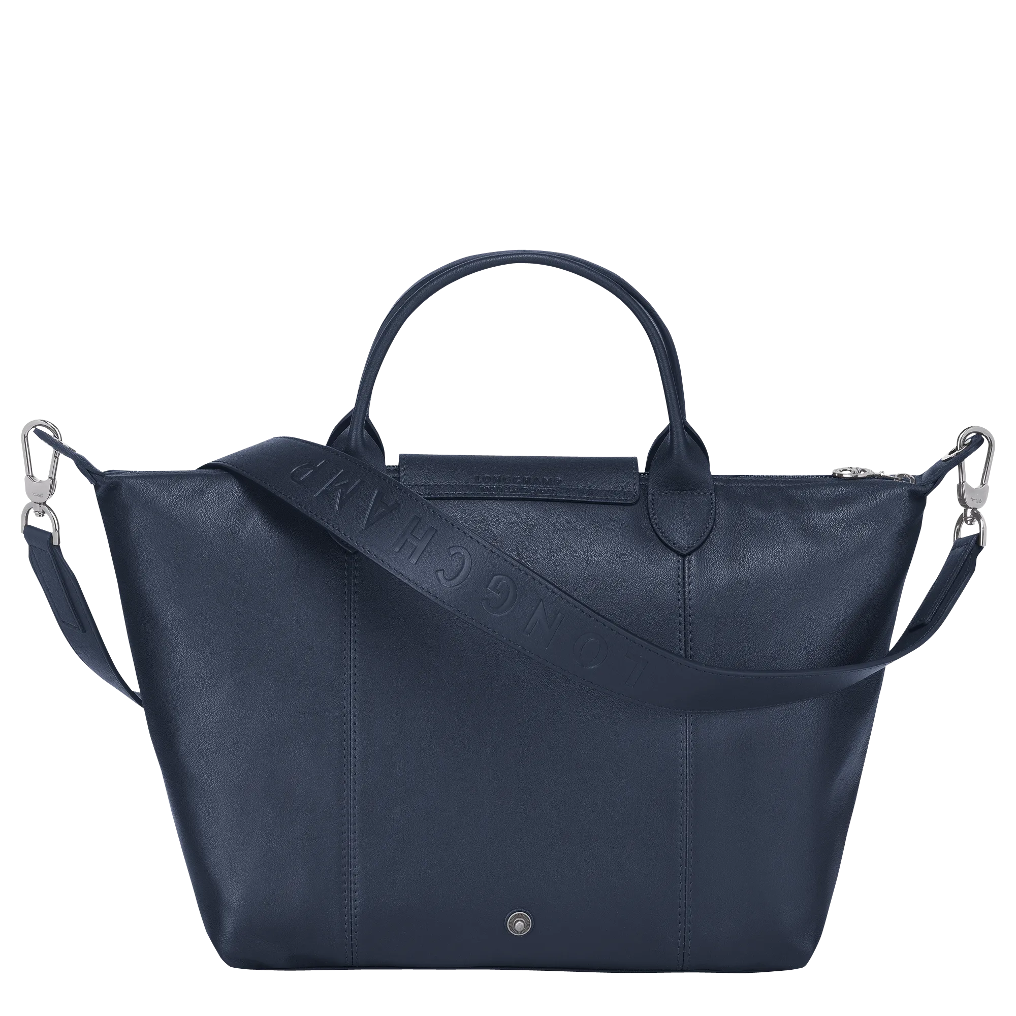 Le Pliage Cuir Top Handle Bag