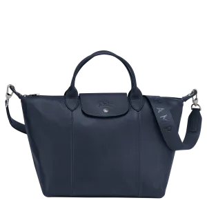 Le Pliage Cuir Top Handle Bag