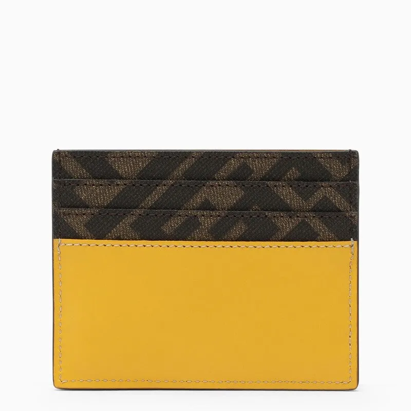 LEATHER AND CANVAS CARDHOLDER