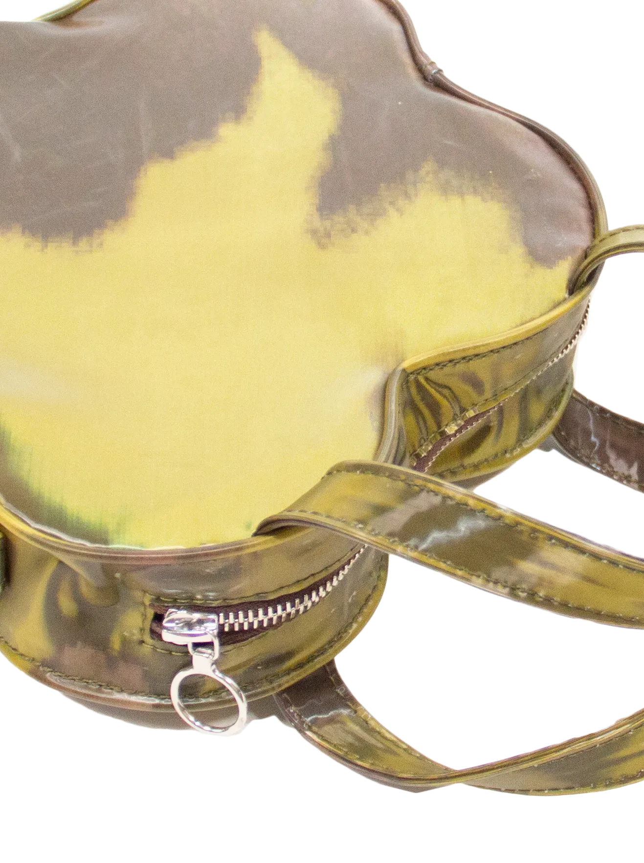 Lenticular Colour-Changing Banana Cow Flower Handbag