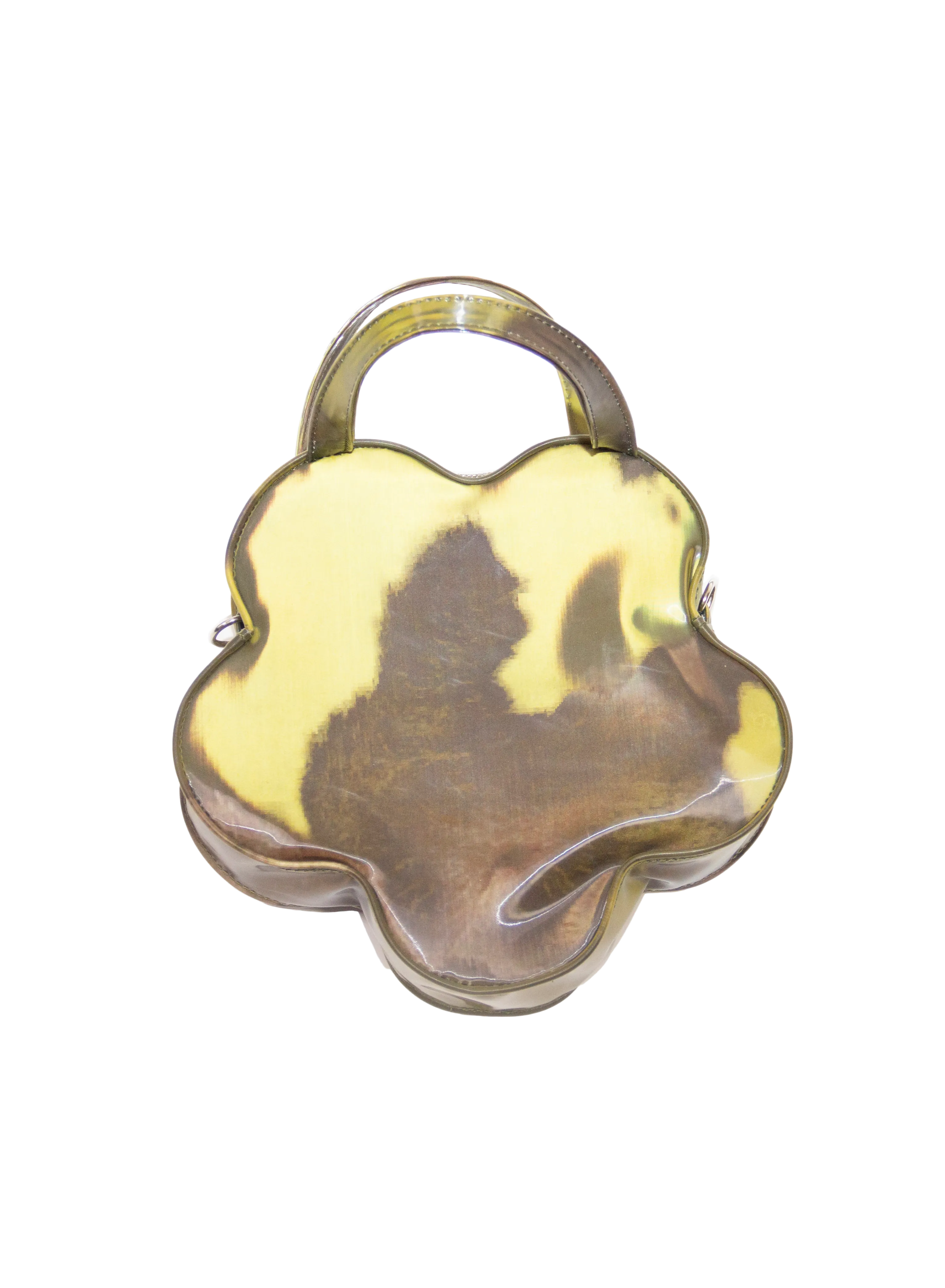 Lenticular Colour-Changing Banana Cow Flower Handbag