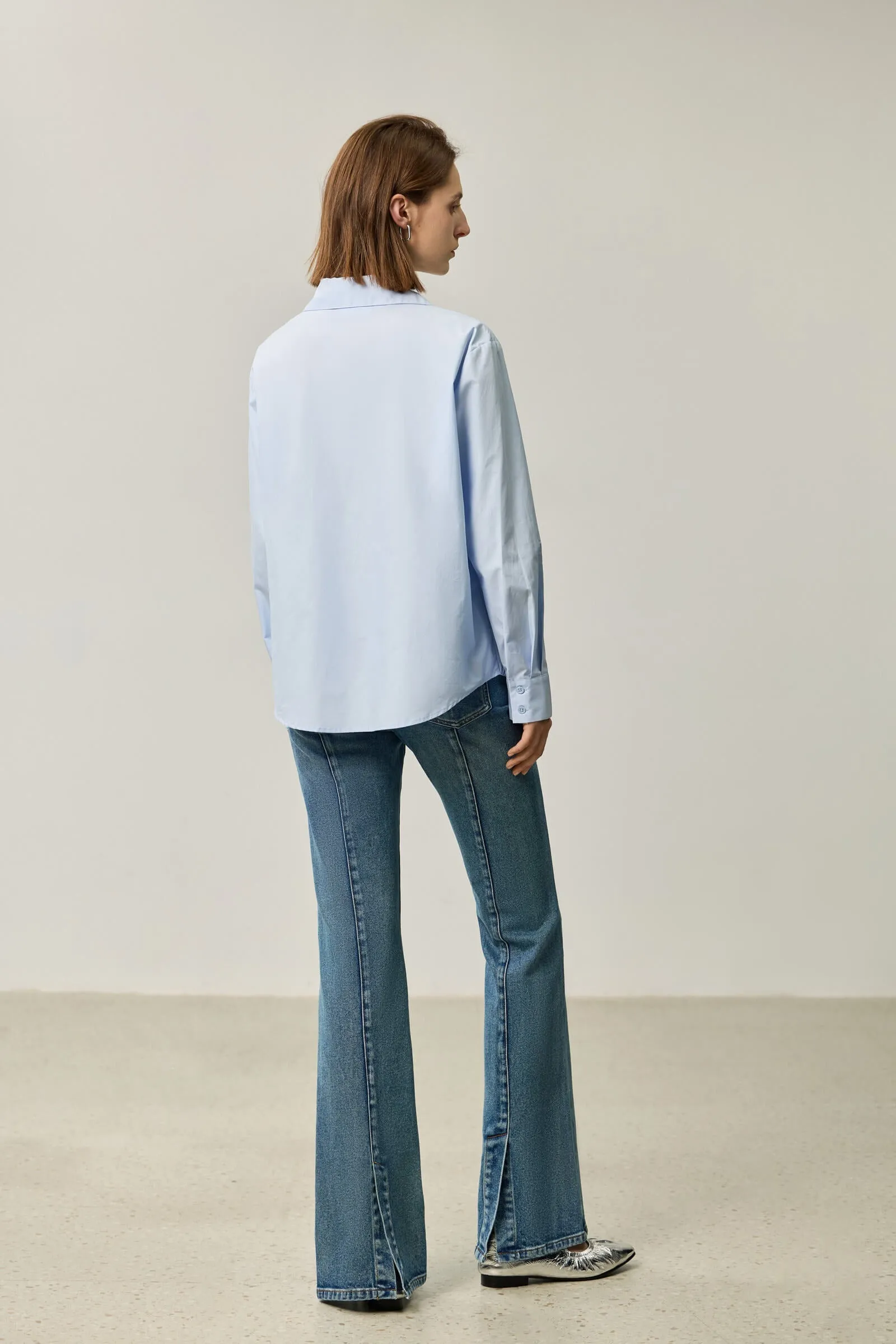LILY Elegant Ruched Waist Blouse
