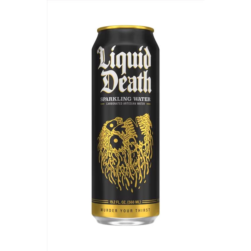 Liquid Death Sparkling Natural Mineral Water 19.2 oz 1 pk