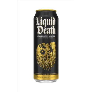 Liquid Death Sparkling Natural Mineral Water 19.2 oz 1 pk