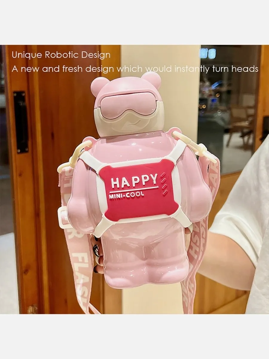 Little Surprise Box Happy Ted Stainless Steel Water Bottle for Kids