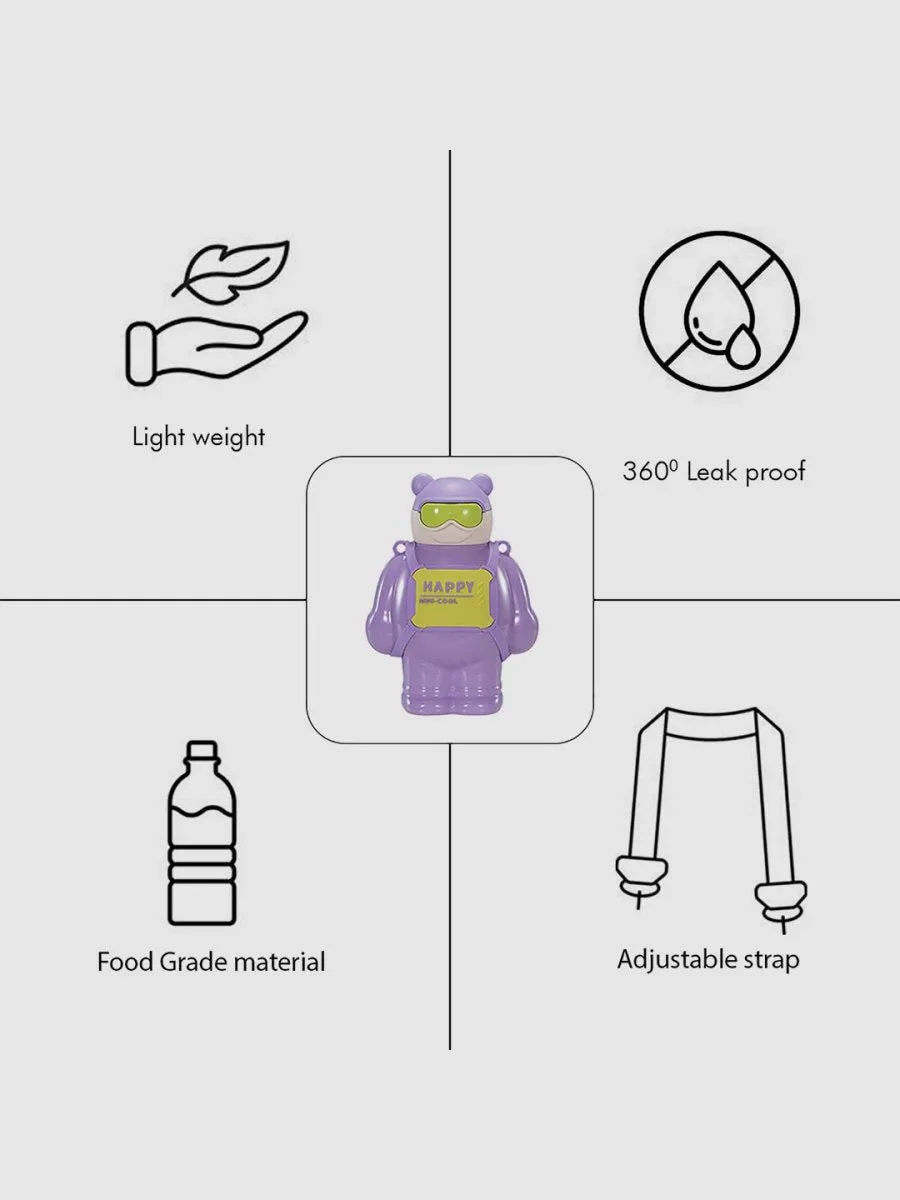 Little Surprise Box Happy Ted Stainless Steel Water Bottle for Kids