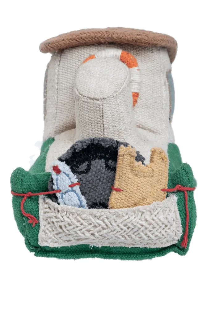 Lorena Canals Soft Toys - Ride & Roll Fisherman Boat
