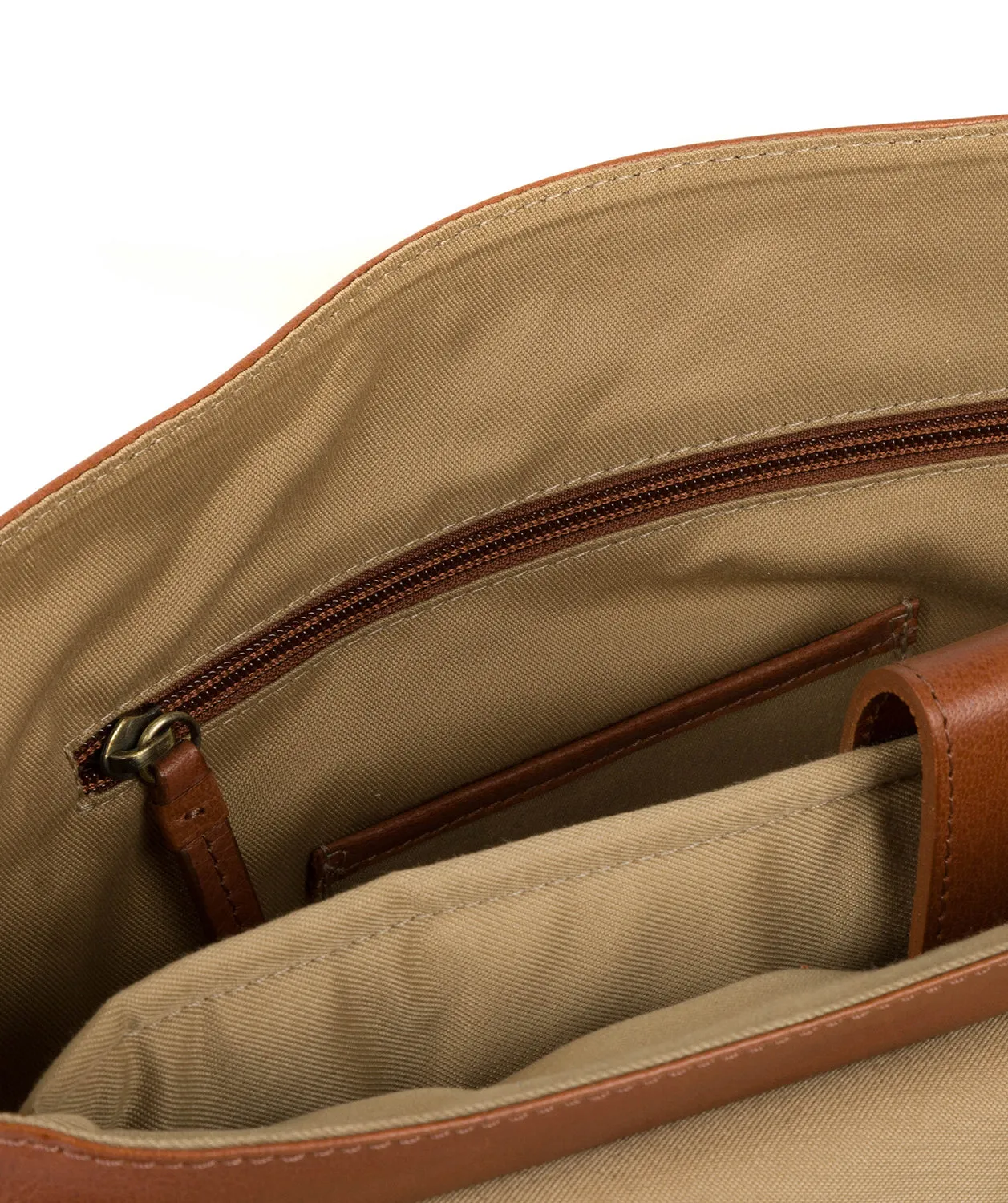 'Lorton' Whiskey Handmade Leather Briefcase