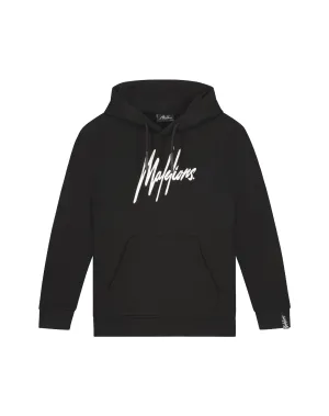 Malelions Junior Essentials Hoodie Black/White