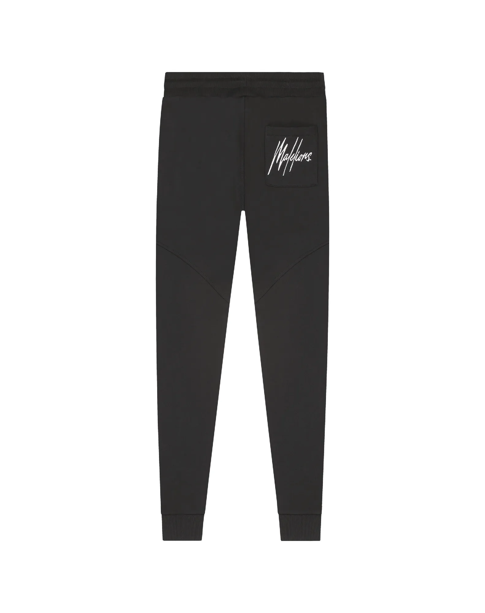 Malelions Junior Essentials Trackpants Black/White