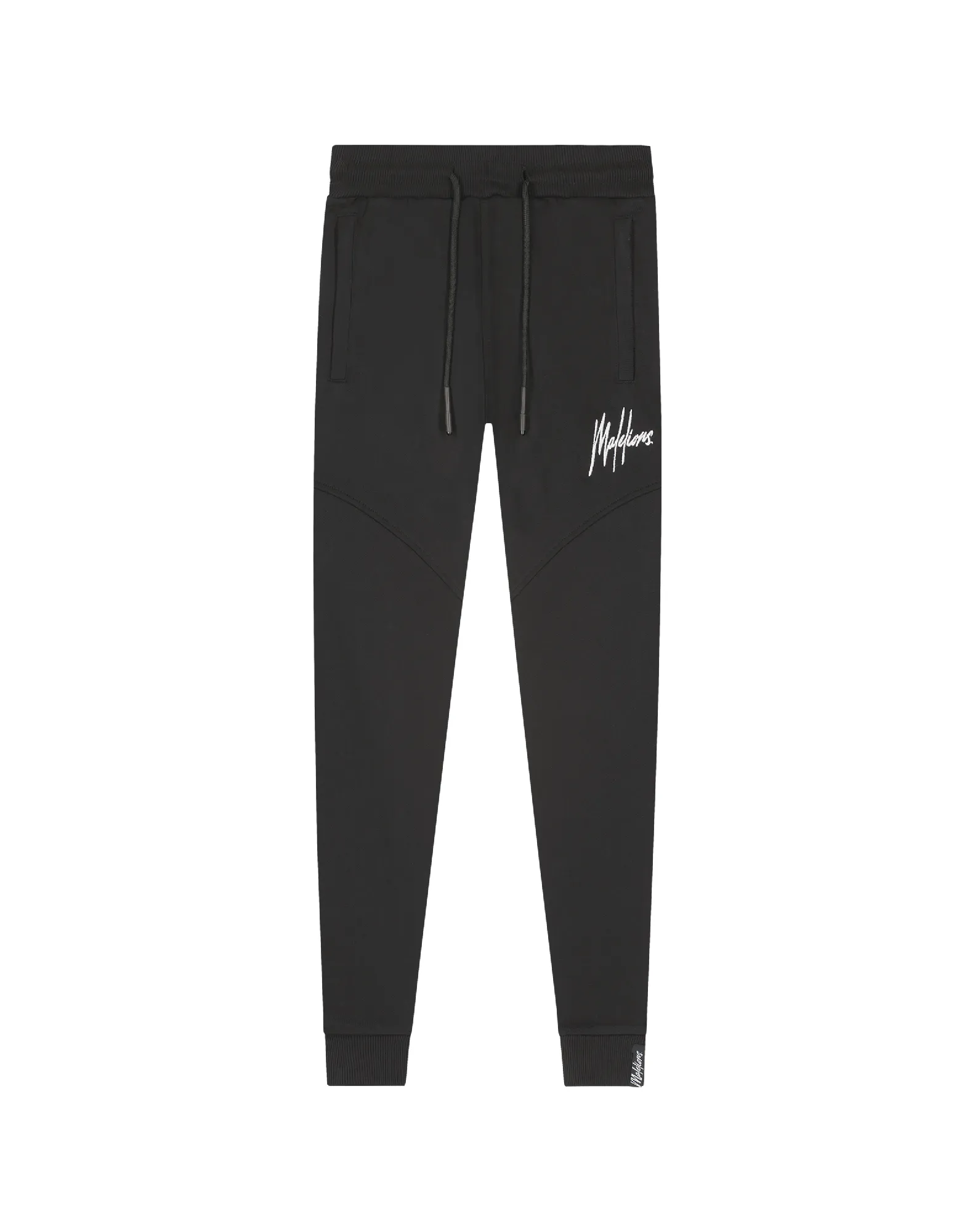 Malelions Junior Essentials Trackpants Black/White