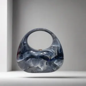 Marble Acrylic Goose Egg Shell Box Bag Crossbody Bag