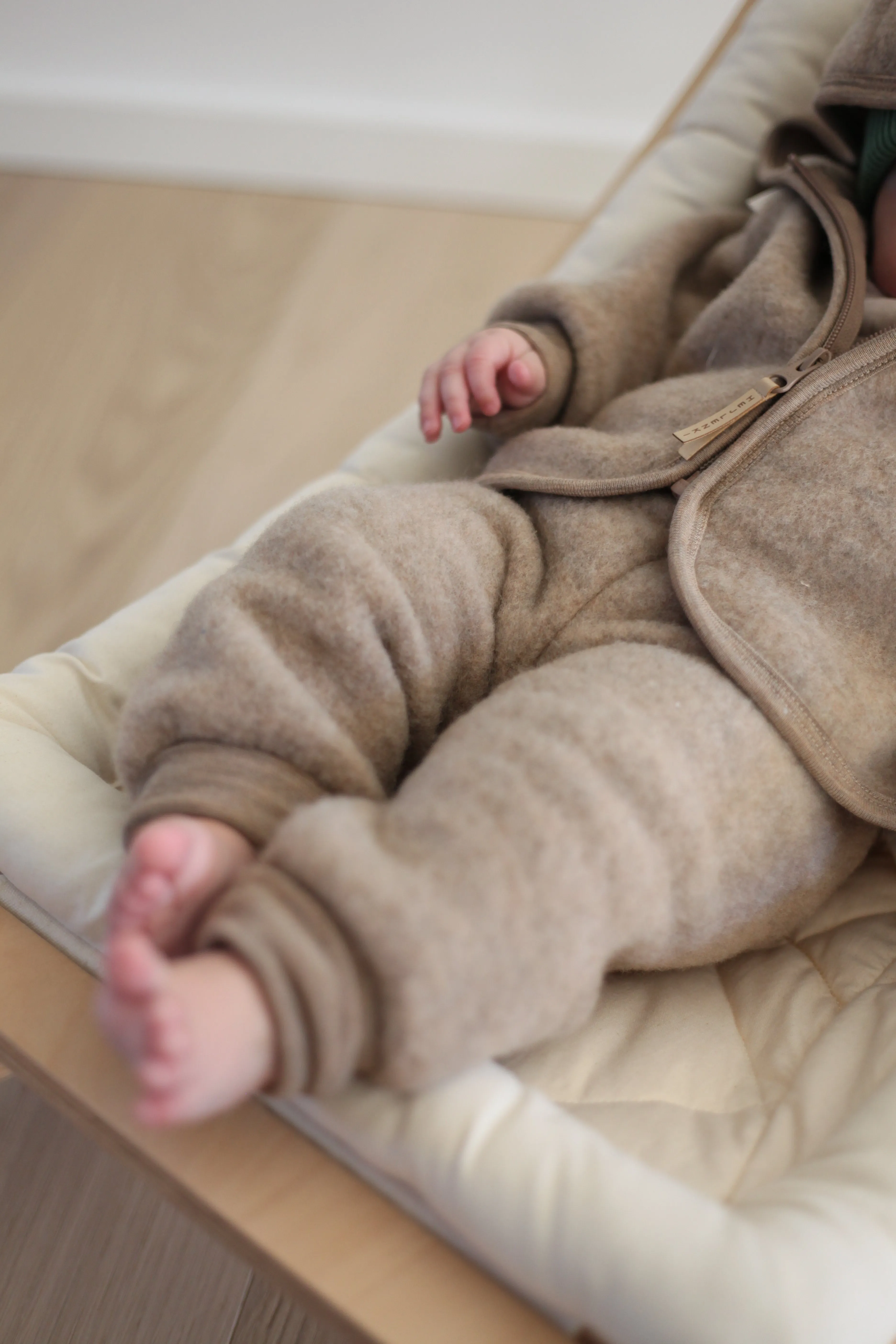 MERINO WOOLFLEECE PANTS BEIGE MELANGE