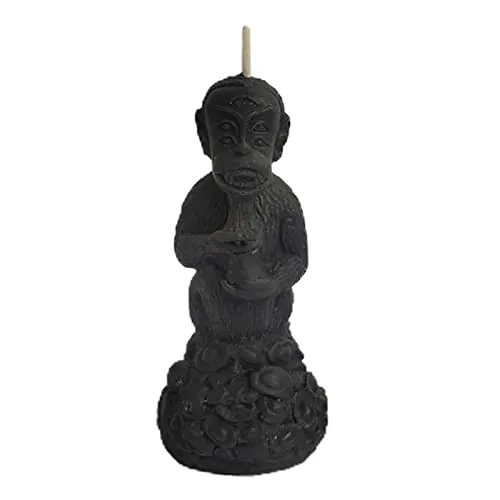 MILAAN Human Shape 3D Candle Paraffin Wax Smokeless for Room Decor Four Faces