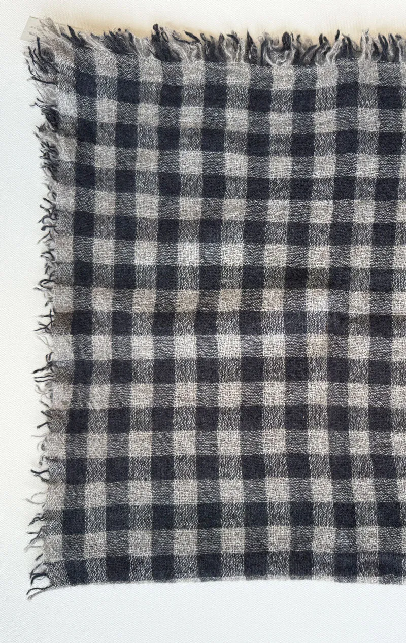 Mini Makie cashmere scarf - Black
