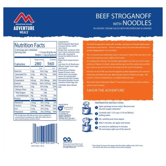 Mountain House Beef Stroganoff
