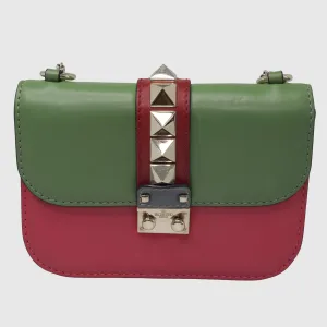 Multicolor Small Glam Lock Crossbody Bag