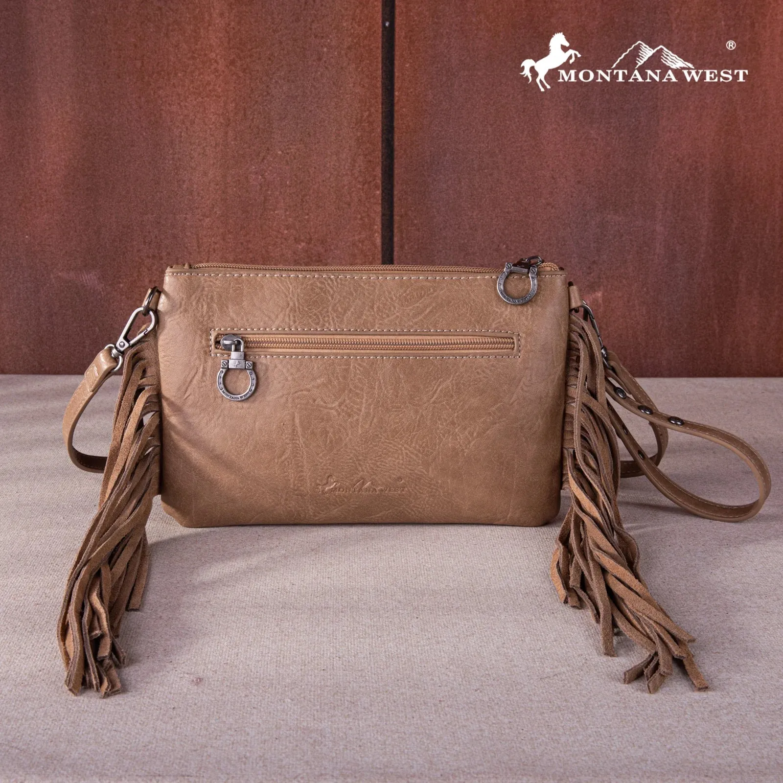 MW Tooled Fringe Clutch