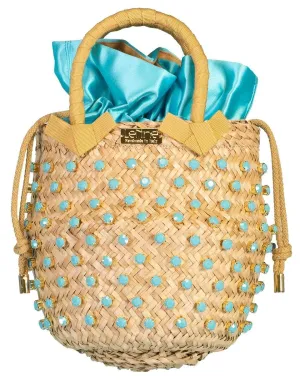Nina Sorbet Mono Small - Biscotto Turqoise