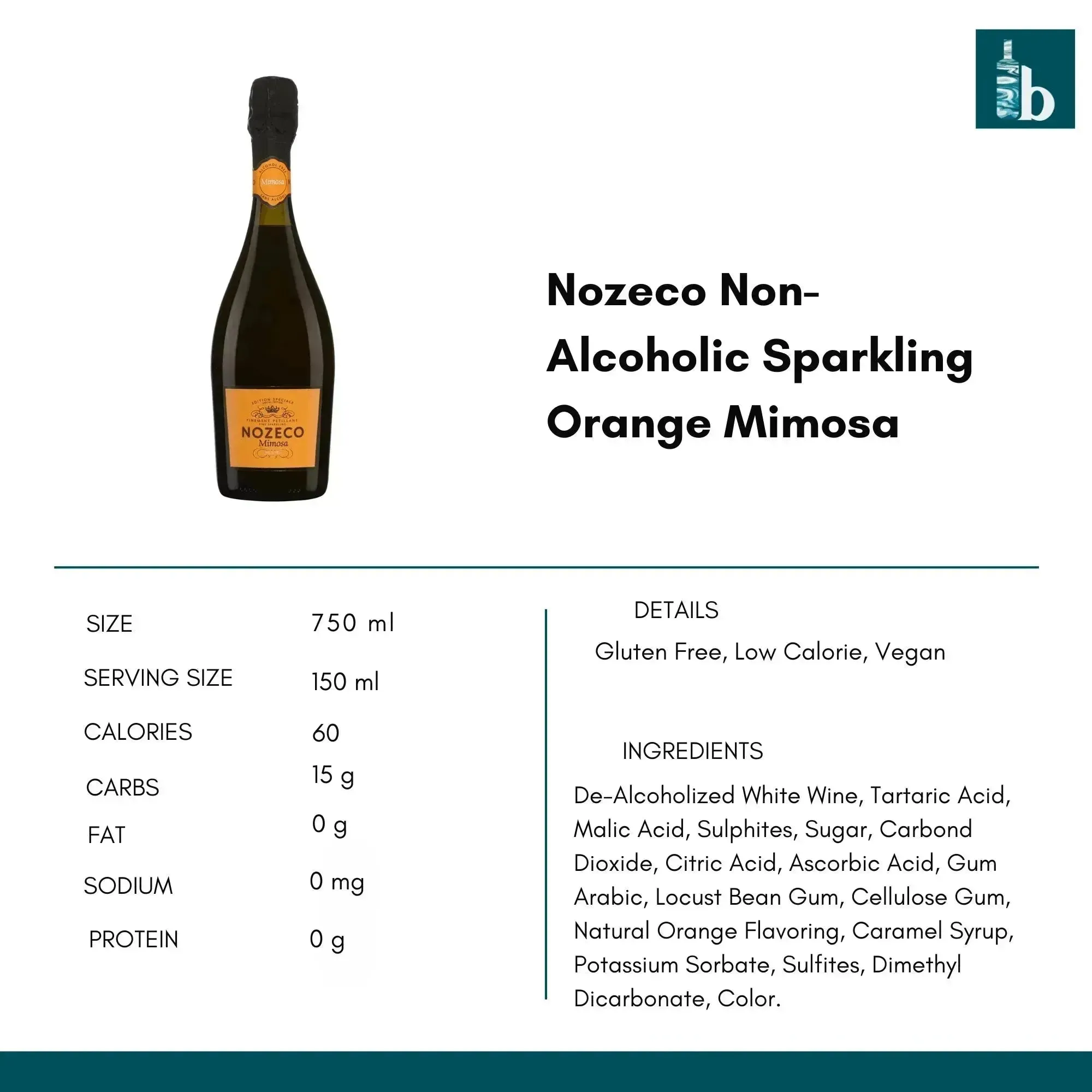 Nozeco Non-Alcoholic Sparkling Orange Mimosa