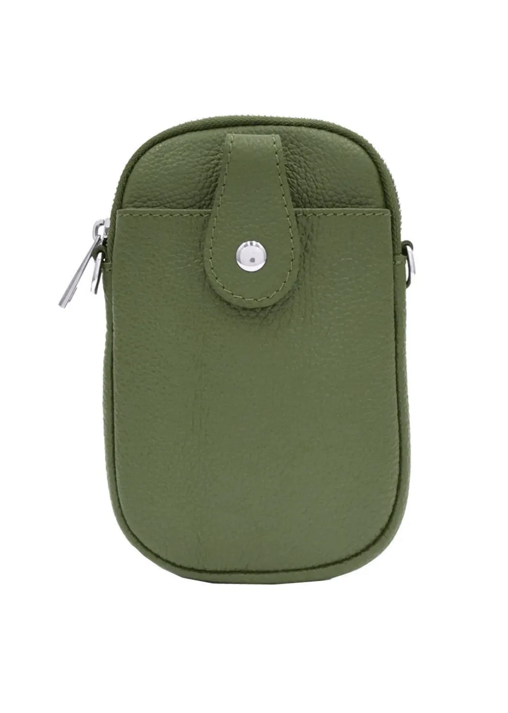 On the Go Leather Phone Bag