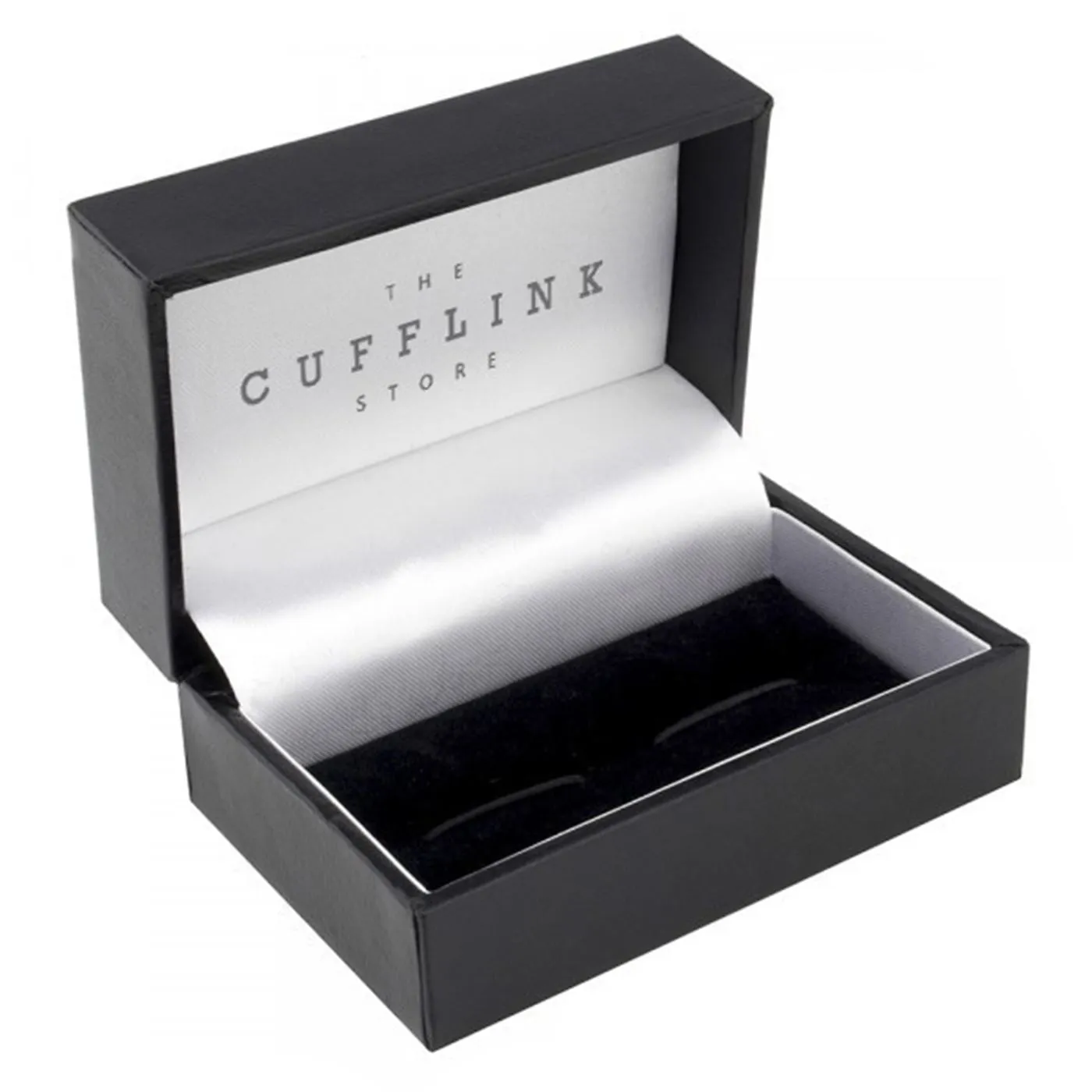 Overlapping Silver Squares Cufflinks