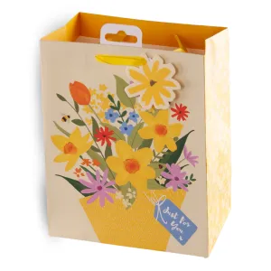 Partisan Floral Easter Gift Bag Medium