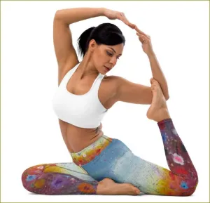 Petalled Skies ~ Yoga Leggings