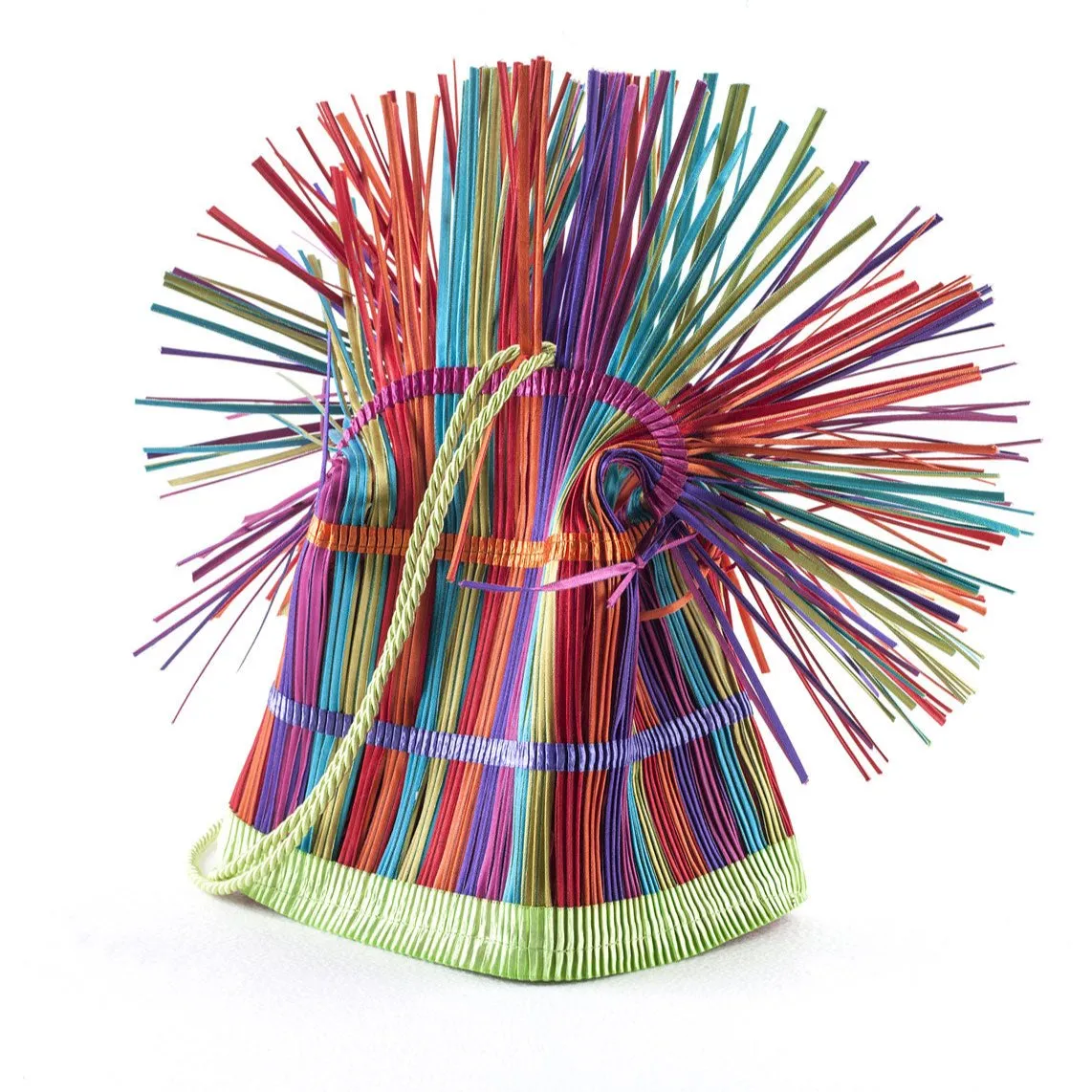 Pleated handbag