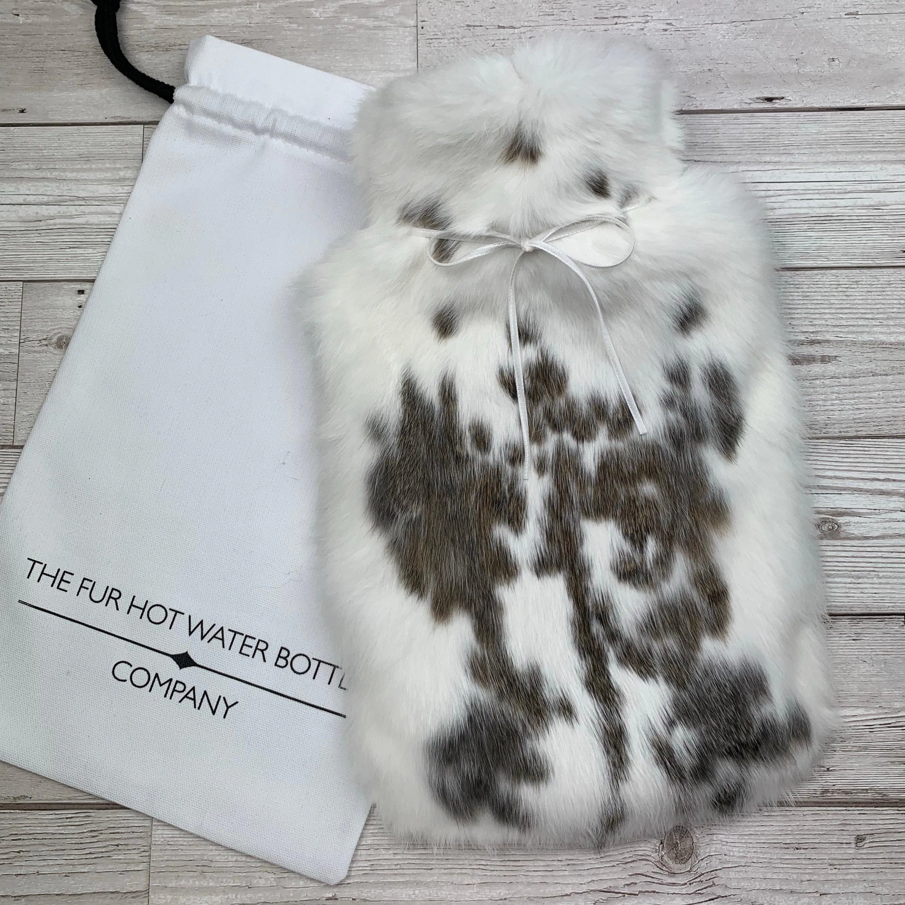 Premium Rabbit Fur Hot Water Bottle | One of a kind #201