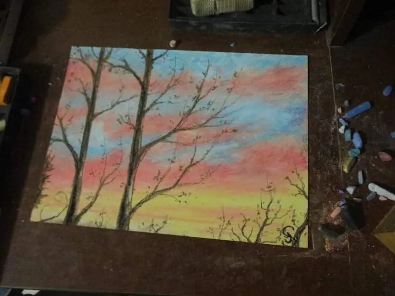 " Hue 2 " ~ Original Pastel Painting