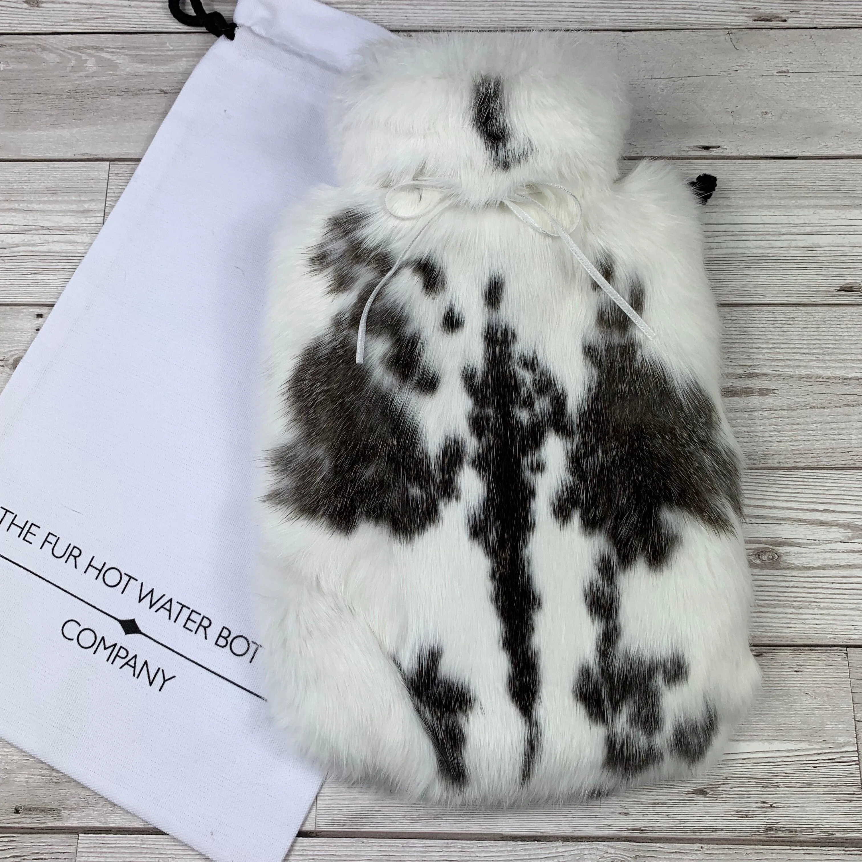 Rabbit Fur Luxury Hot Water Bottle |  Quiet Luxury