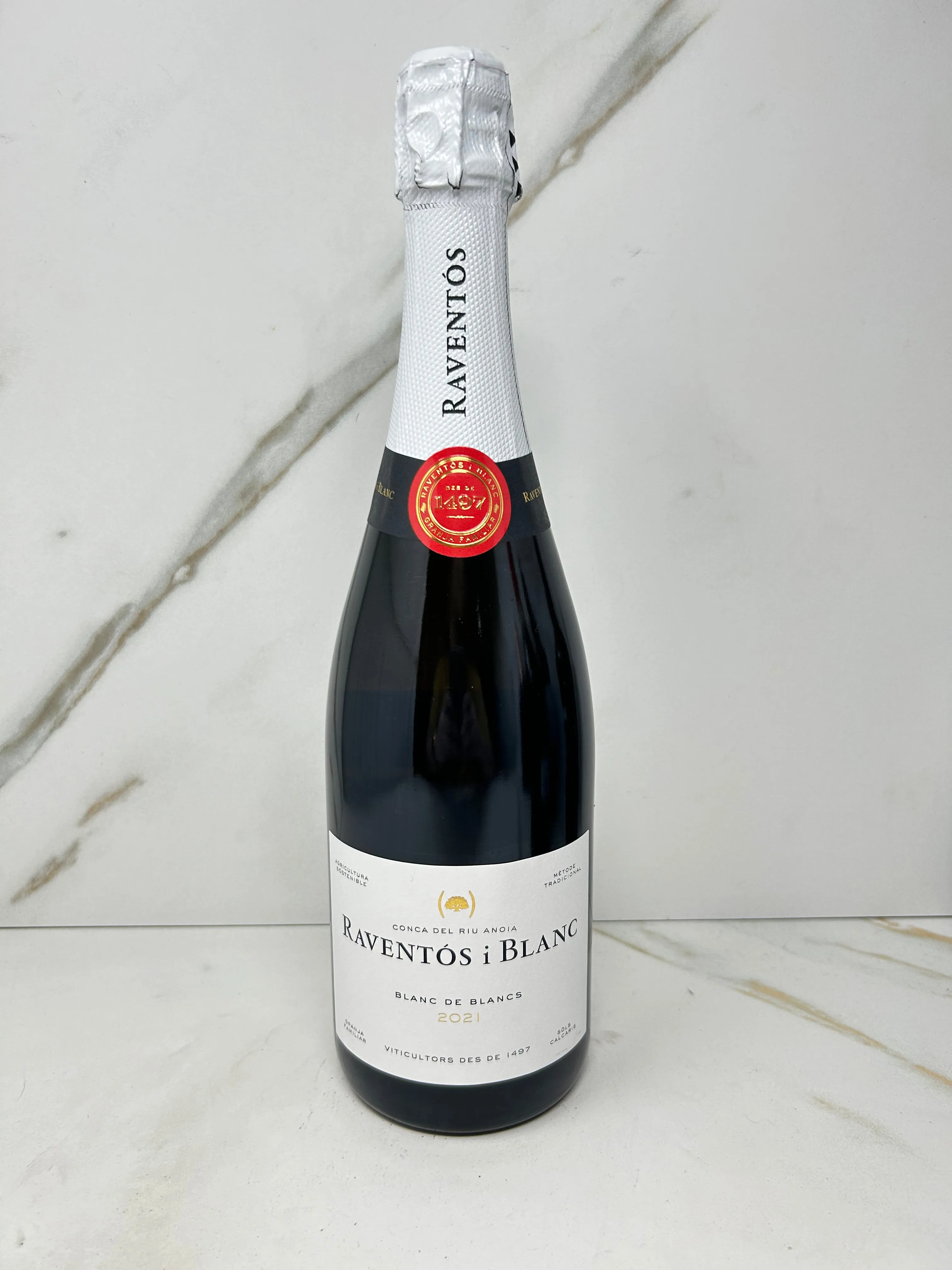 Raventos i Blanc, Conca del Riu Anoia Brut Blanc de Blanc Cava, Spain, 750mL