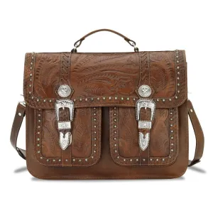 Retro Romance Multi-Compartment Laptop Briefcase 8565