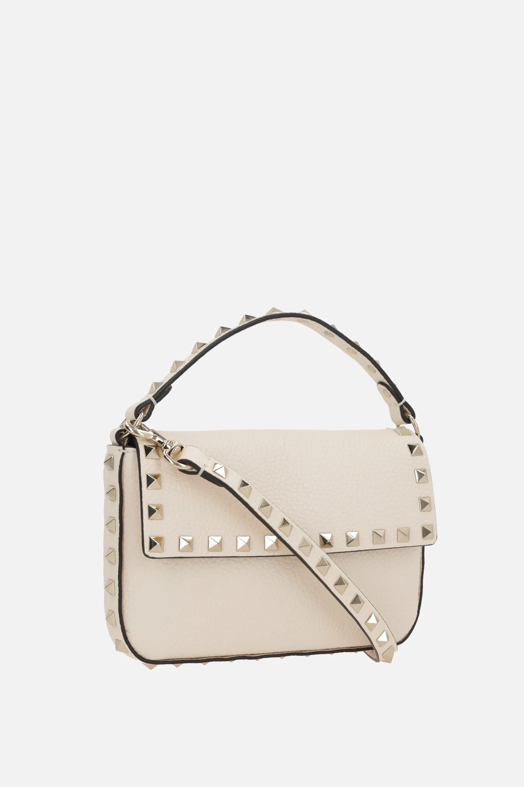 Rockstud Mini Crossbody-Grainy Leather