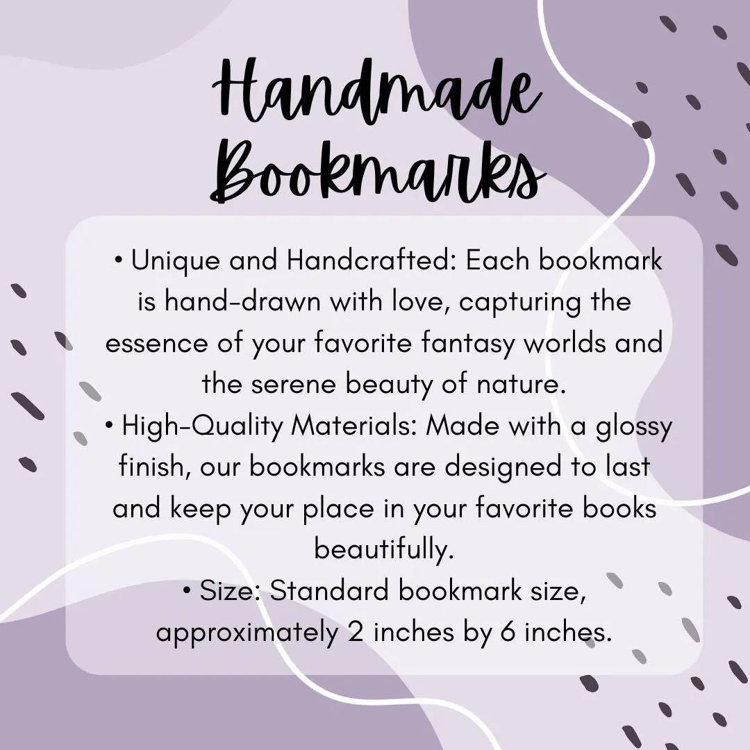 Romantic Floral Bookshelf Bookmark