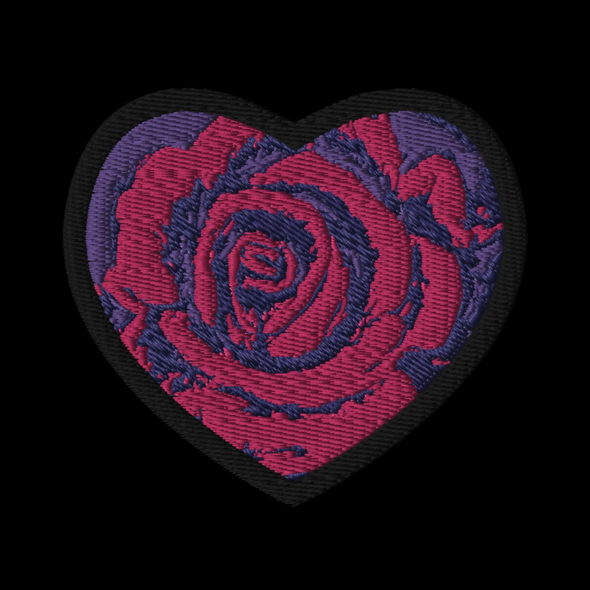 Rosy Pink ~ Embroidered patches