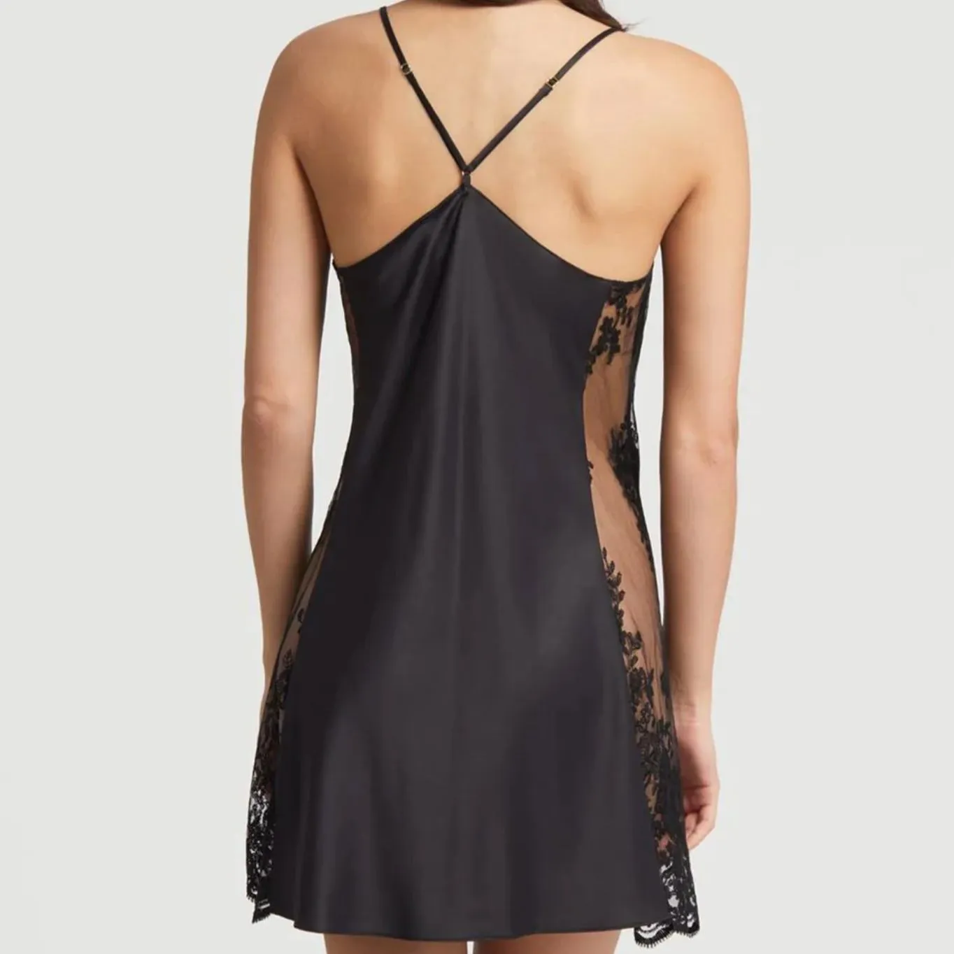 Rya Collection Darling Short Chemise 207 in Black