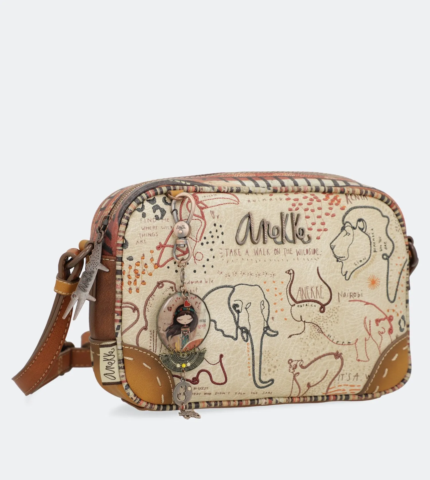 Safari Fusion Rectangular crossbody bag
