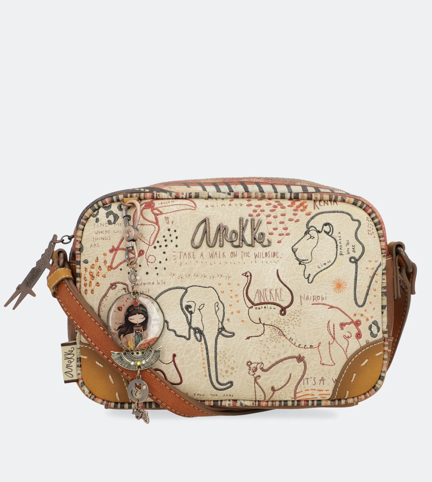 Safari Fusion Rectangular crossbody bag