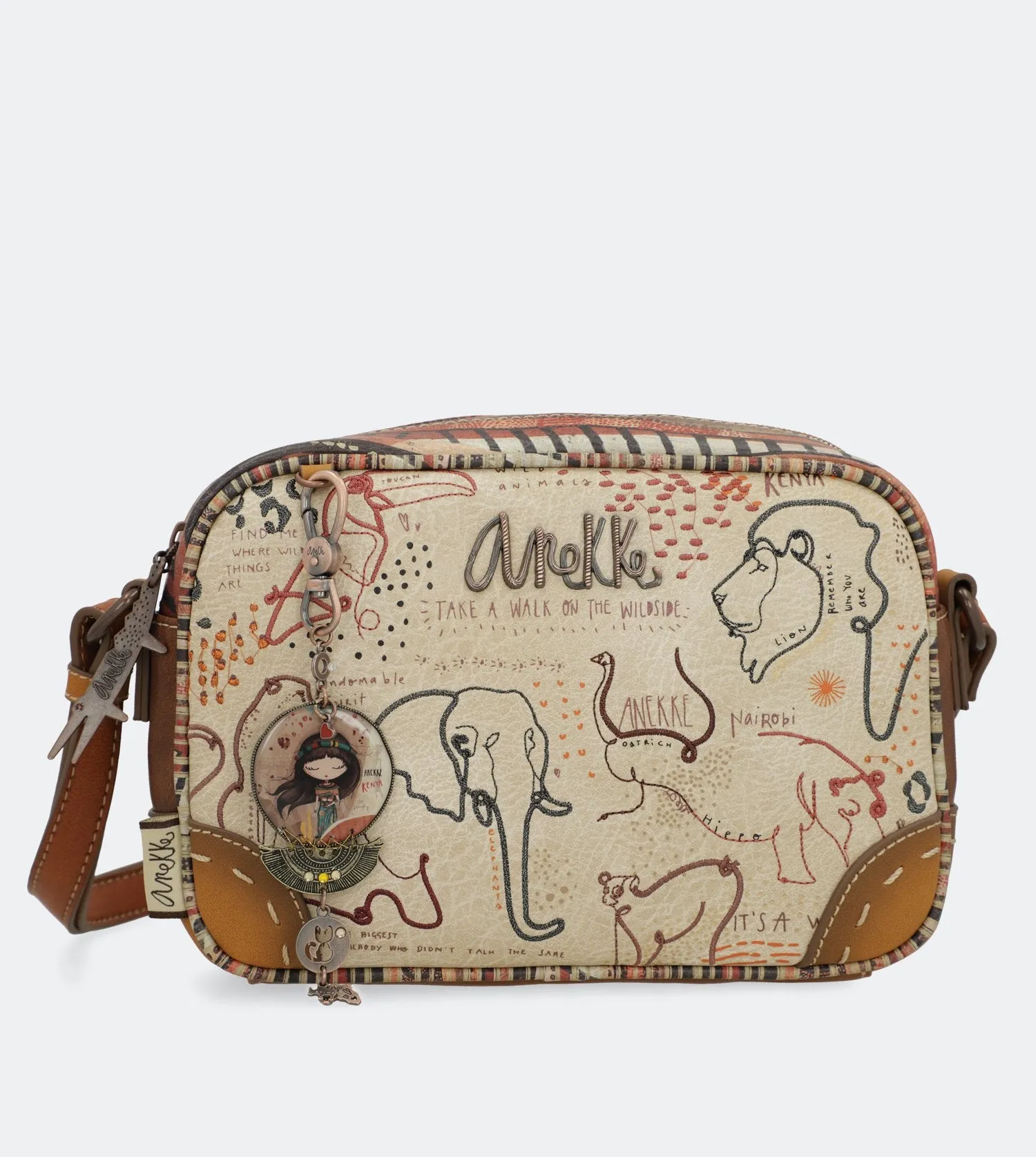 Safari Fusion Rectangular crossbody bag