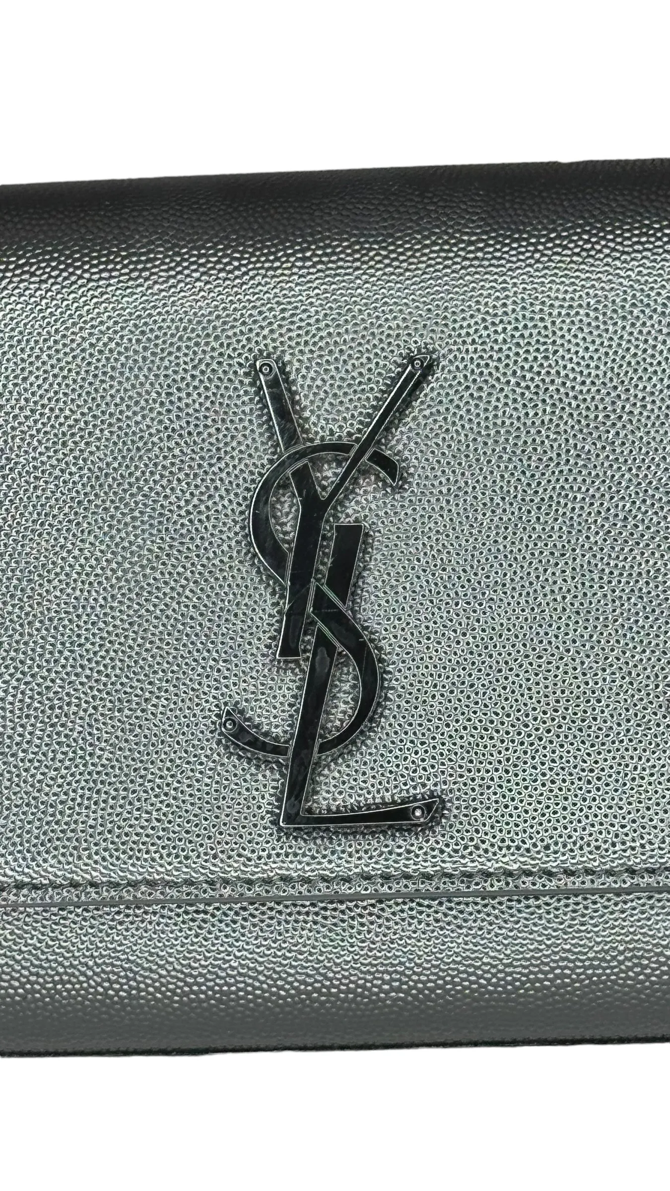 Saint Laurent YSL Kate Small All Black Grain de Poudre
