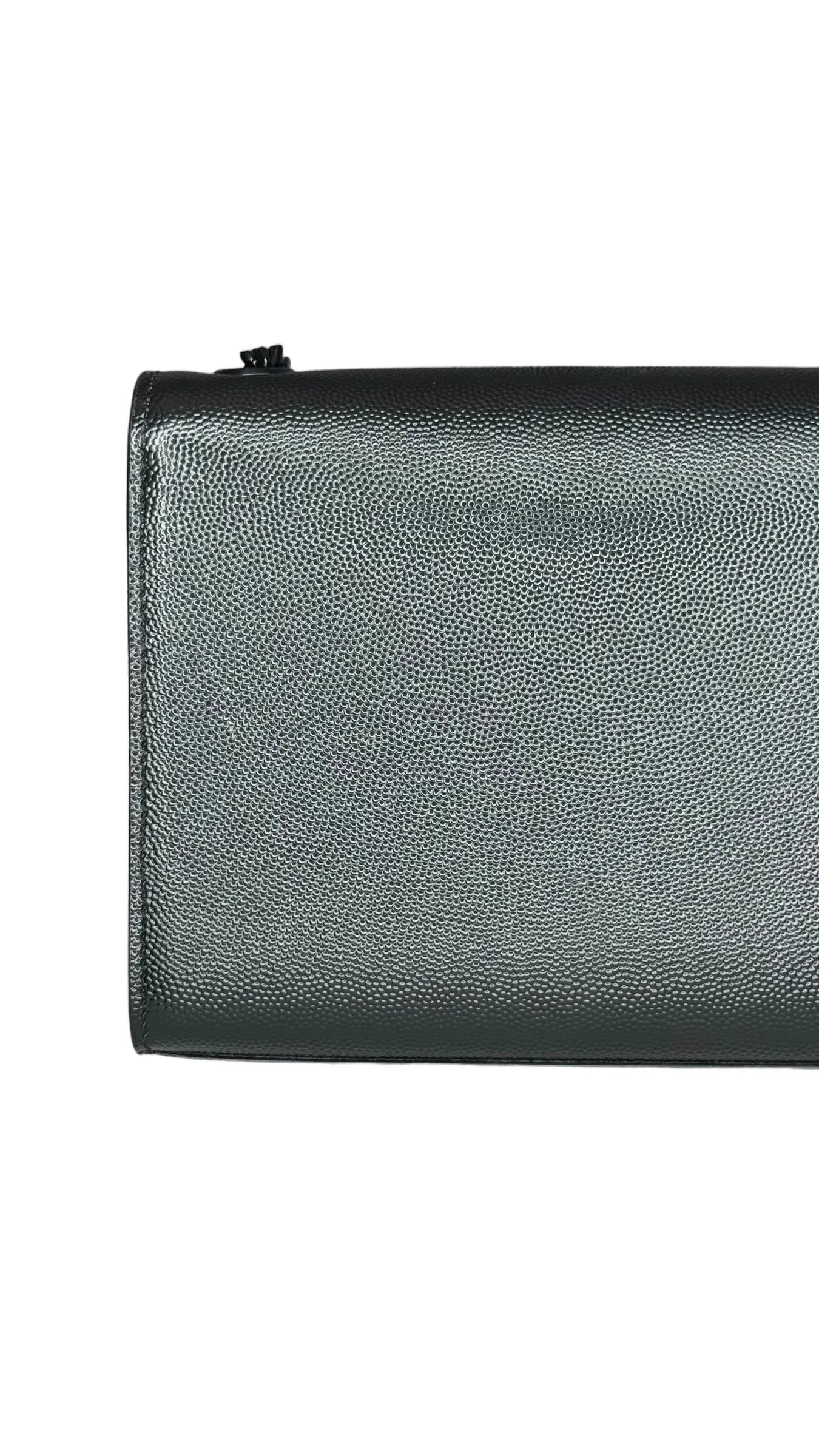 Saint Laurent YSL Kate Small All Black Grain de Poudre